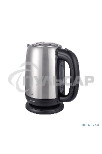 Чайник электрический BQ KT1821S черный/стальной, мощность 2200Вт, Максимальный объем 1.7л