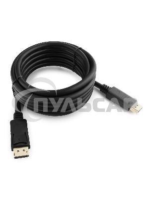 Кабель DisplayPort Gembird/Cablexpert, 3м, 20M/20M, черный, экран, пакет(CC-DP-10)
