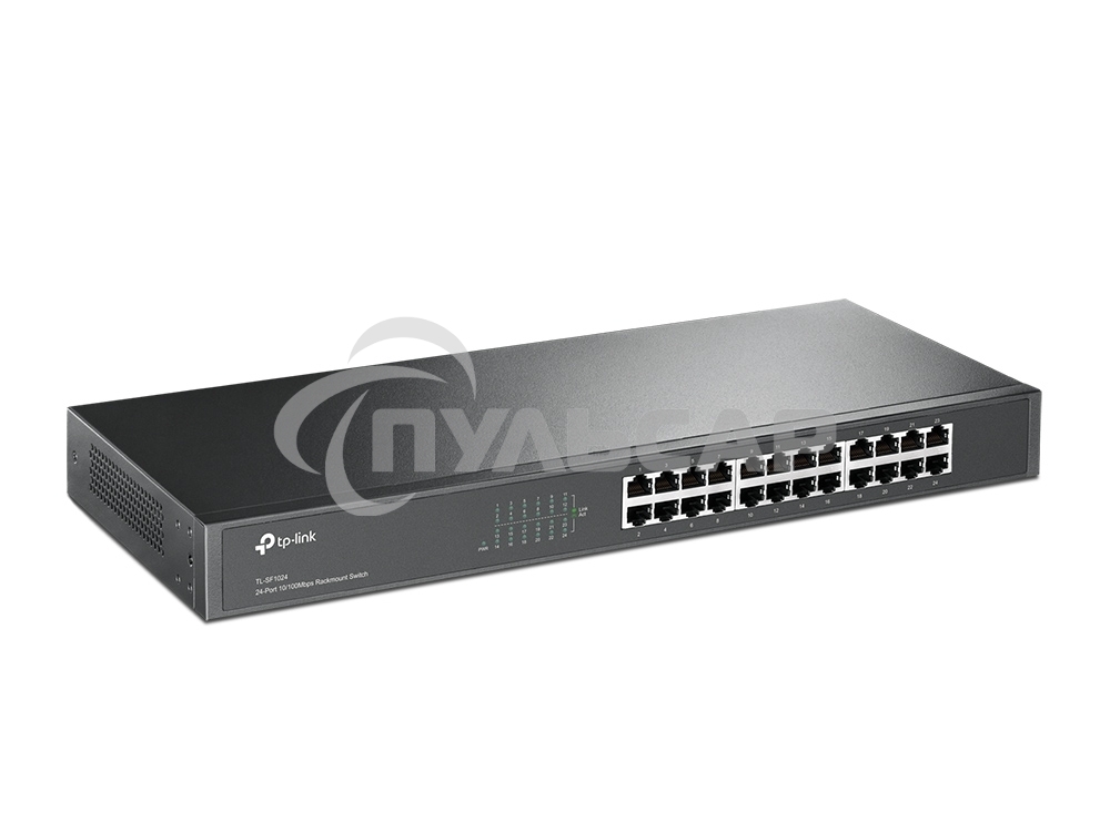 Сетевой коммутатор TP-Link SMB TL-SF1024 Коммутатор 24-port 10/100M Switch, 1U 19-inch rack-mountable steel case