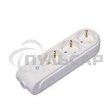Колодка удлинителя 3-м с заземл. защ. шторки с выкл. Makel N3310000 Колодка удлинителя 3-м с заземл. защ. шторки с выкл. Makel N3310000