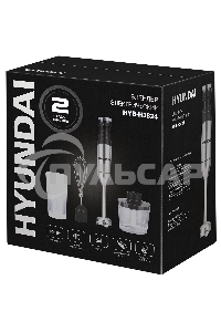 Блендер погружной Hyundai HYB-H3824 800Вт серебристый/черный