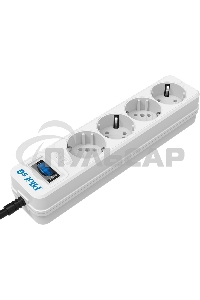 Сетевой фильтр ZIS PILOT Surge protector Pilot SG5 5 outlets (GP), 10A / 2.2kVt, automatic circuit-breaker, 5 m