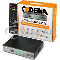 Приемник цифровой эфирный Cadena CDT-2351SB