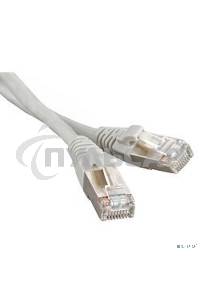 Патч-корд Hyperline PC-LPM-STP-RJ45-RJ45-C6-1M-LSZH-GY Патч-корд F/UTP, экранированный, Cat.6, LSZH, 1 м, серый