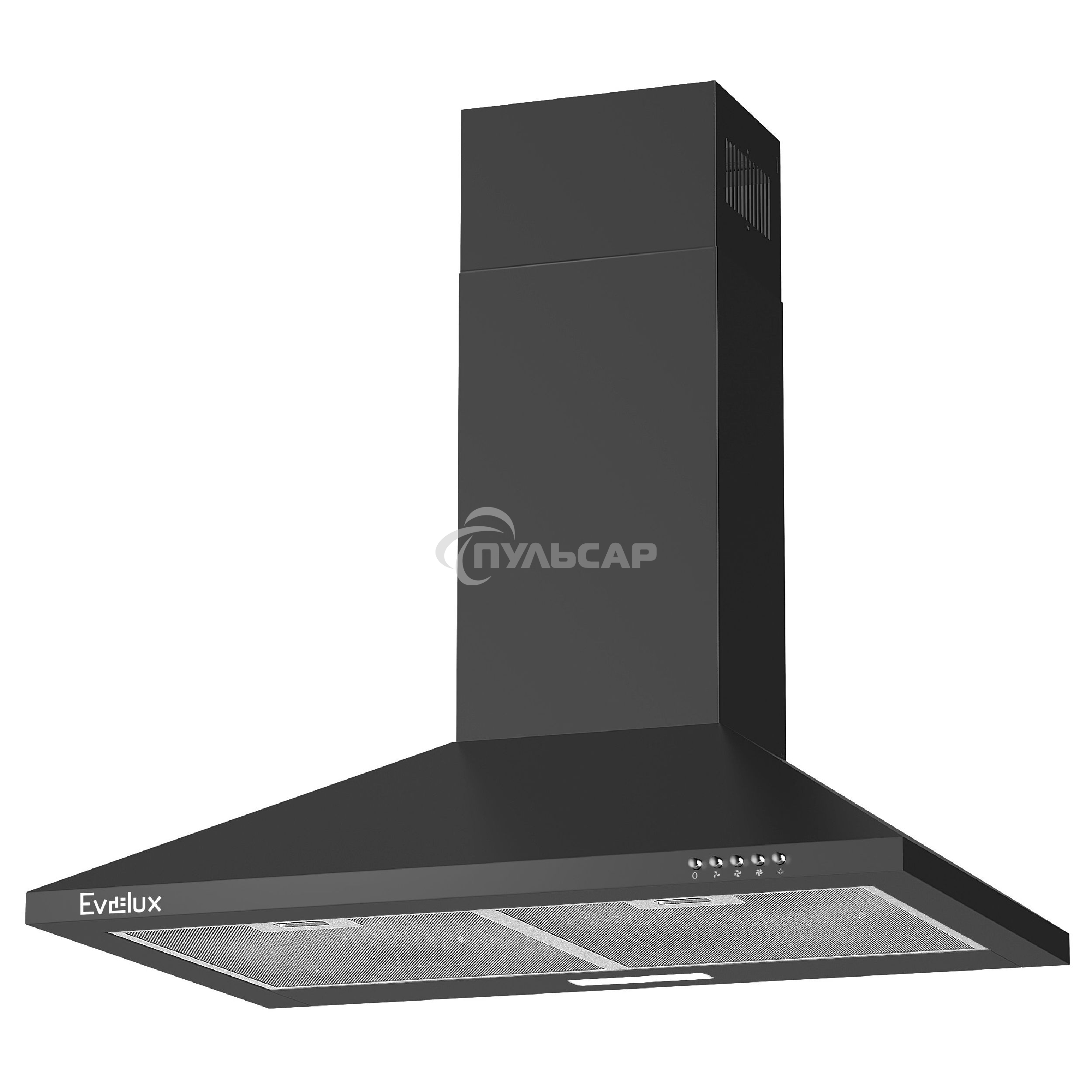 Вытяжка купольная Evelux Favorite 60 B черный, 60 см, 750 куб. м/ч, 45 дБ