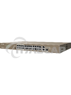 Коммутатор IP-COM F1126P-24-250W PoE неуправляемый 26-Ports 10/100 Mbps Base-TX + 1-Port 1000 Base-X SFP / 24-Ports PoE (PoE бюджет 230W)