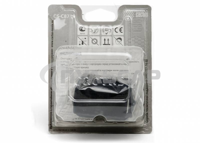 Картридж струйный Cactus CS-C8719 № 177XL черный (38 мл) для HP PhotoSmart 3100, 3210, 3213, 3310, 3313, C5183, C6100, C6183, C6200, C6283, C7183, C7200, C7280, C7283, C8183, D7100, D7160, D7300, D7363, D7463