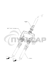 Делитель ТВ х 2 под F разъем 5-1000 МГц 05-6021 PROconnect