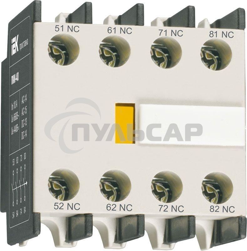 Приставка конт. ПКИ-40 ИЭК KPK10-40