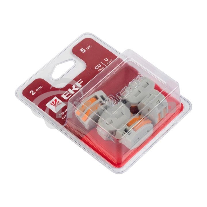 Клемма СМК 222-412 (блист.5шт) EKF plc-smk-412b