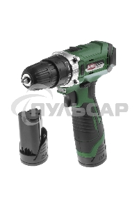 Дрель-шуруповерт Hammer ACD12/2CS, Аккумуляторная, 12В, 2 АКБ, Кейс