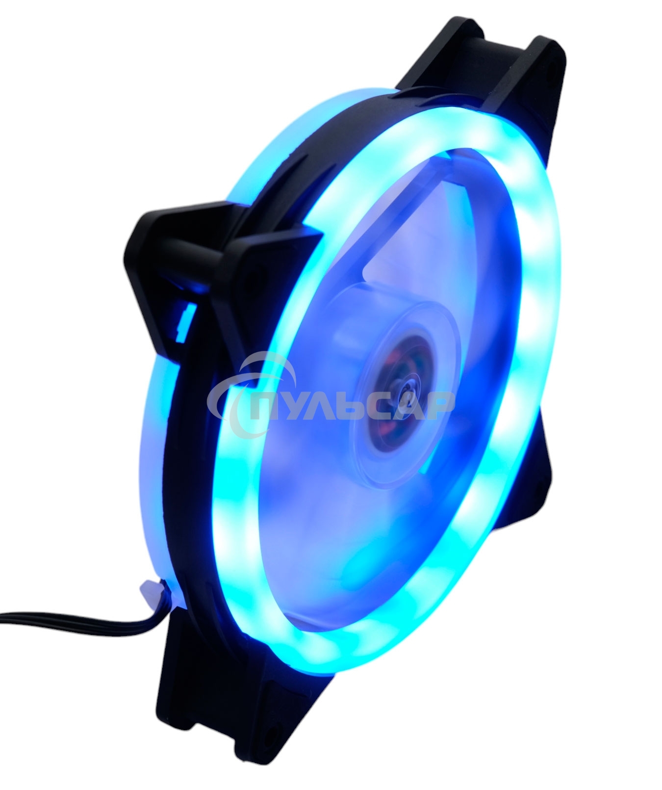 Вентилятор для корпуса Gembird D12025S12L-B черный, 120 мм, 1200 об/мин, 20.5 дБ, 3 pin