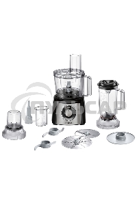 Кухонный комбайн Bosch MCM3501M 800 Вт, Скорости: 2, Блендер 1 л, Чаша 2.3 л, черный/серебристый