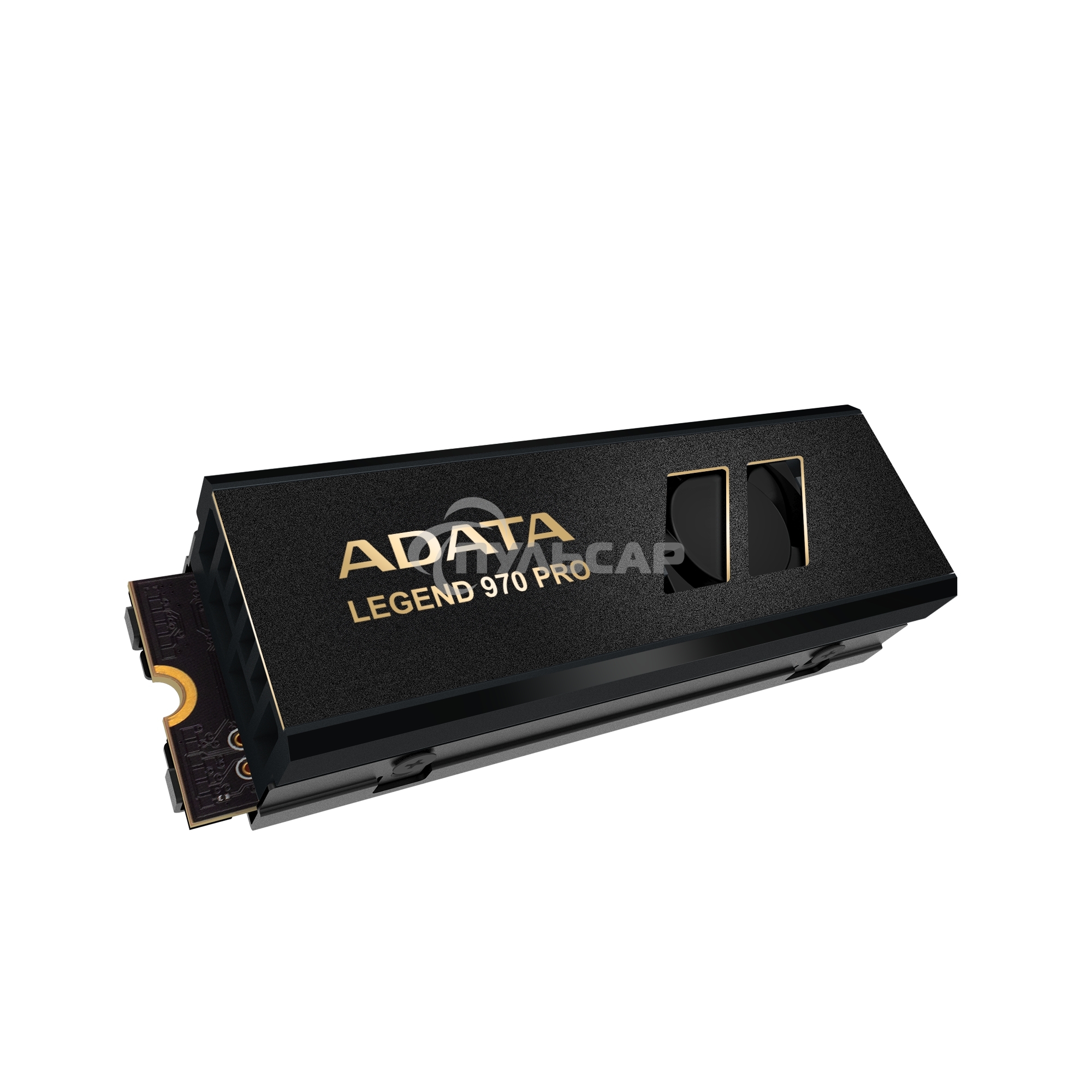 Накопитель SSD ADATA Legend 970 Pro, 1000 Gb, M.2 2280, PCIe 5.0 x4, NVMe 2.0, 3D TLC, R/W 13000/5800 МБ/сек, радиатор с вентилятором