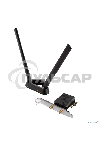 Сетевой адаптер Wi-Fi + Bluetooth Asus PCE-BE92BT BE9400 PCI Express (ант.внеш.несъем.) 2ант.