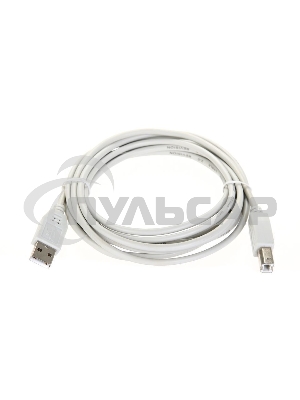Кабель AM/BM USB2.0 3м Telecom USB 2.0 A-->B 3.0m, белый/серый, TC6900-3.0M