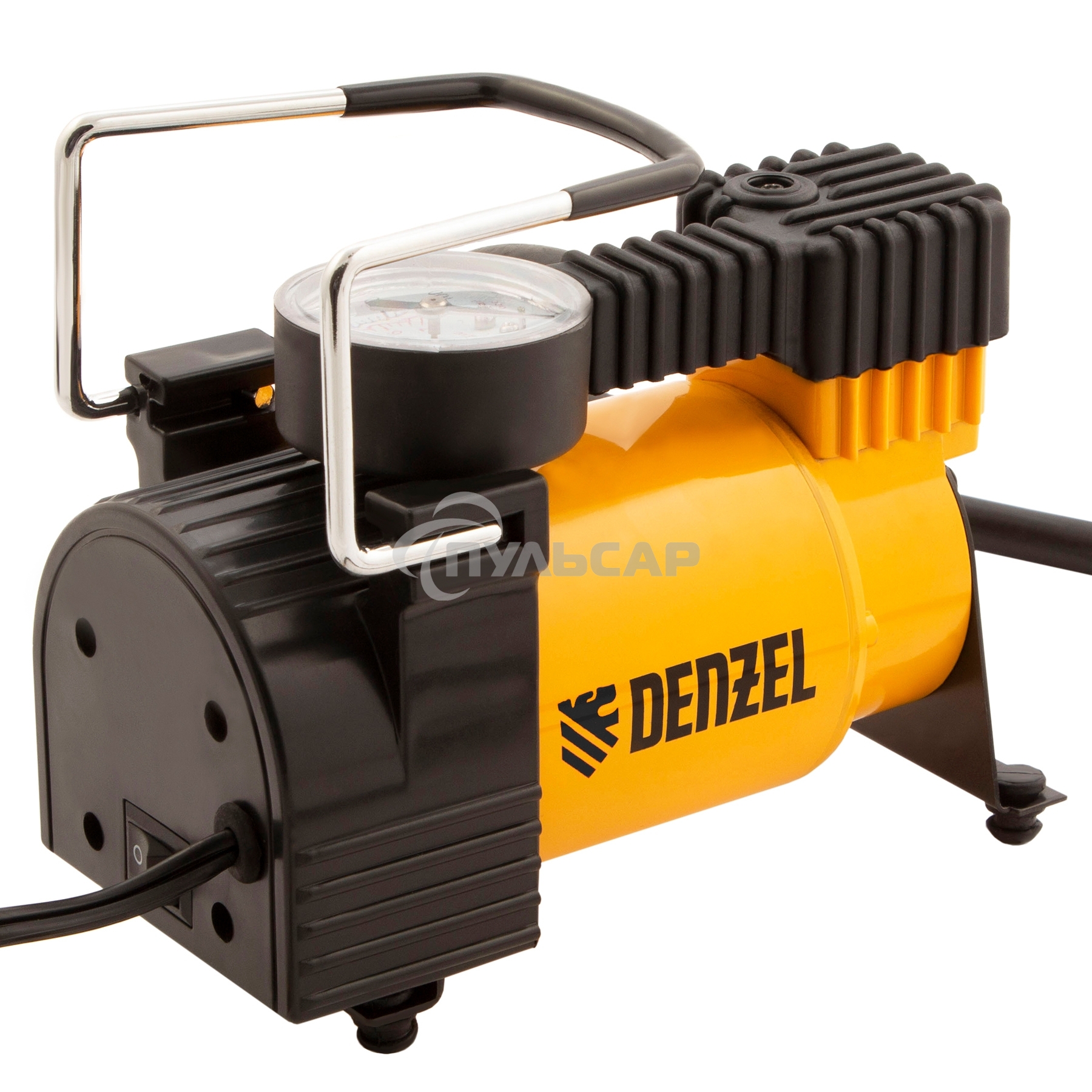 Компрессор автомобильный Denzel DС-20, 12 В, 10 атм., 35 л/мин 58054