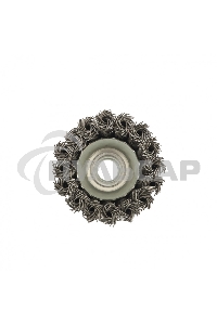 Щетка Matrix для УШМ, 65 мм, М14, Чашка, крученая проволока 0,8 мм