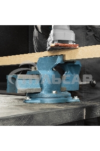 Тиски Россия слесарные,100 мм,поворотные 18663