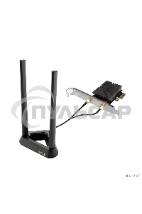 Сетевой адаптер Wi-Fi + Bluetooth Asus PCE-BE92BT BE9400 PCI Express (ант.внеш.несъем.) 2ант.