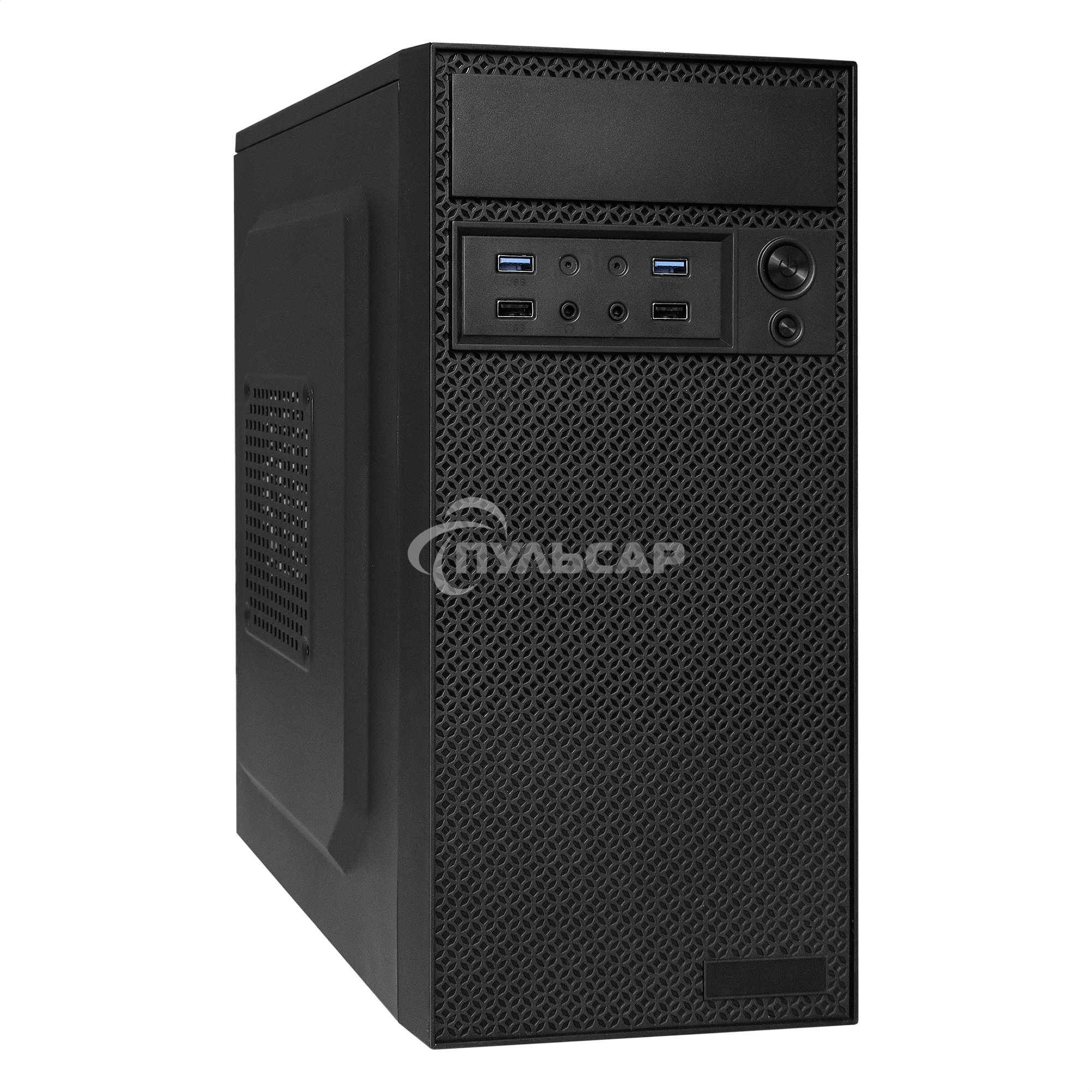 Компьютерный корпус Minitower ExeGate BAA-109U2-UNS350 (mATX, БП UNS350 с вент. 12см, 2*USB+2*USB 3.0, аудио, черный)