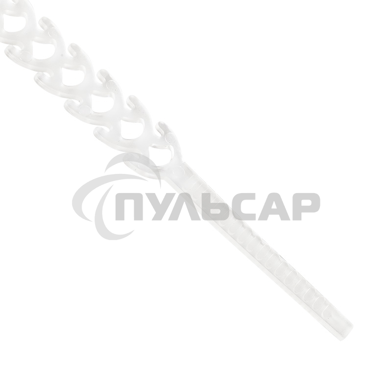 Хомут-стяжка полимерная многоразовая Rexant 300х10 мм, прозрачная, упаковка 20 шт.