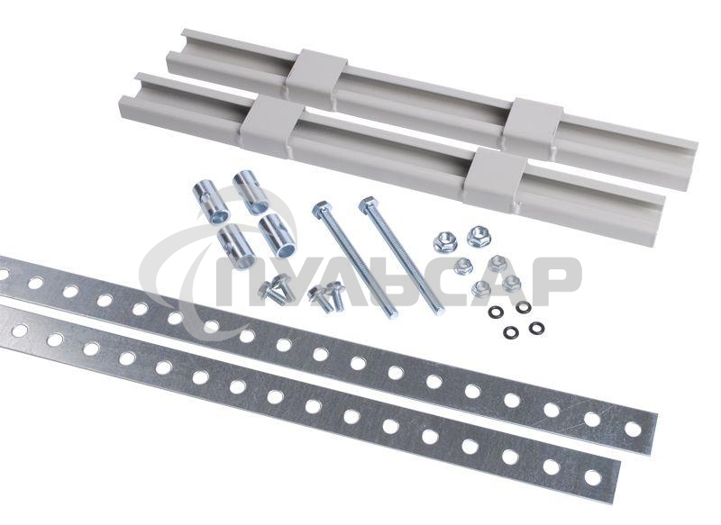 Комплект крепления металлокорпуса к столбу монтаж. полосой ИЭК YKK-0-125