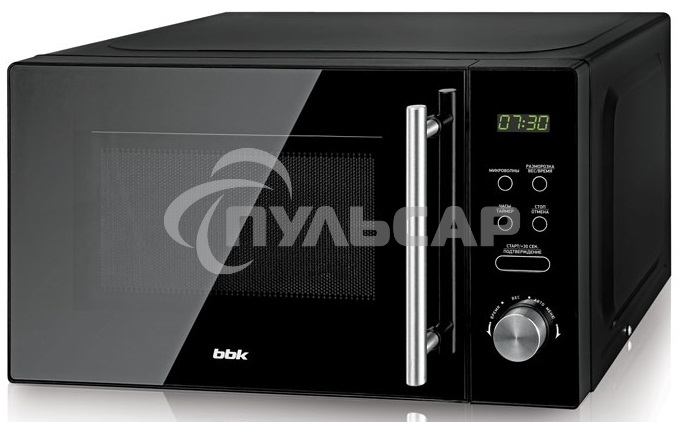 Микроволновая печь BBK 20MWS-722T/B-M/RU черный, 20 л, 700 Вт, переключатели - тактовый/сенсор