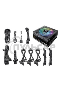 Блок питания Thermaltake Toughpower iRGb PLUS 750W RTL (PS-TPI-0750F3FDGE-1), 750Вт, 80 PLUS Gold, 140мм, модульный, черный