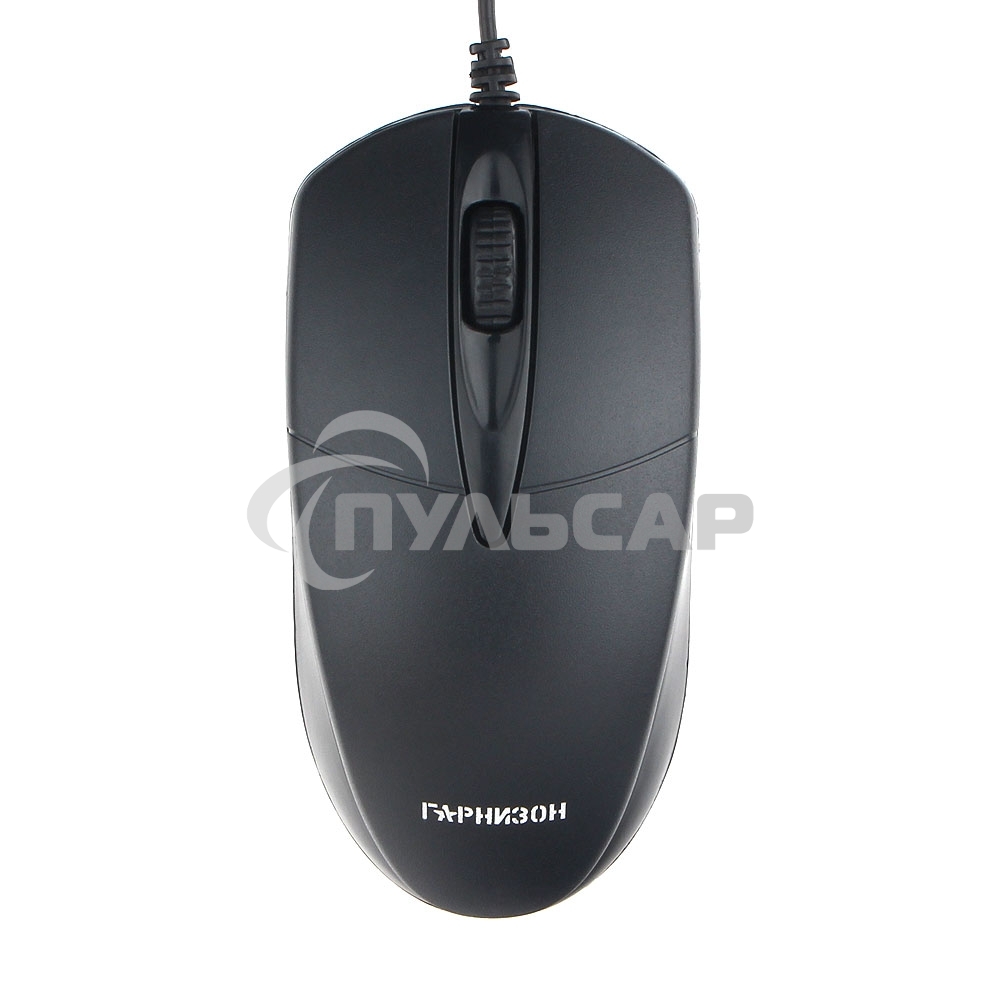 Мышь проводная Гарнизон GM-220XL черный, 1000 dpi, USB, кнопки - 3