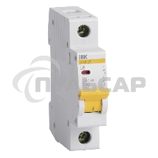 Выключатель автоматический модульный 1п C 6А 4.5кА ВА47-29 ИЭК MVA20-1-006-C