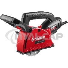 Штроборез ЗУБР ЗШ-30-1200 Тглубина паза 30 мм, 125 мм, пылезащита, подключение пылесоса,1200 Вт