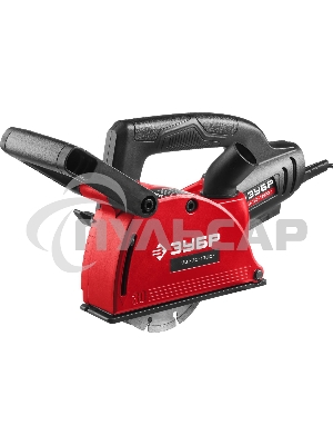 Штроборез ЗУБР ЗШ-30-1200 Тглубина паза 30 мм, 125 мм, пылезащита, подключение пылесоса,1200 Вт