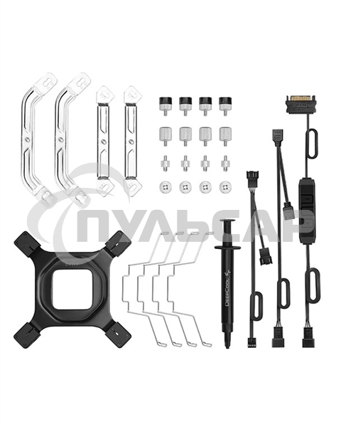 Кулер для процессора DeepCool AS500 PLUS (R-AS500-BKNLMP-G) (4pin, 1155/1200/2011/2066/AM4-FM2, 500-1200об/мин)