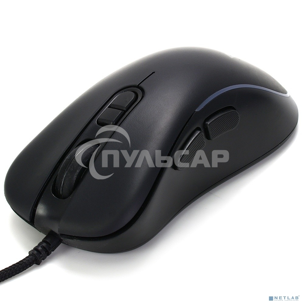 Мышь проводная Crown CMGM-902 черный, 7200 dpi, USB, кнопки - 7