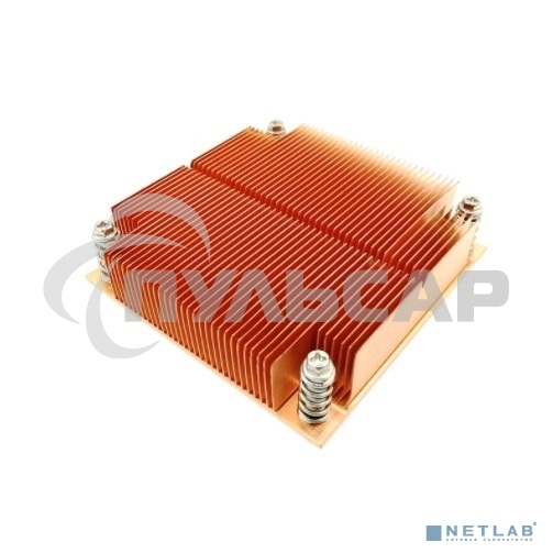 Радиатор для процессора ExeGate ESNK-0047.1U.2011/2066.Cu медный, медь, 100 Вт, 25 мм