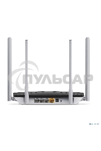 Беспроводный маршрутизатор Mercusys AC12, Dual Band, (867Мбит/с на 5 ГГц + 300Мбит/с на 2,4 ГГц)4 порта 100 Мбит/с, 4 фиксированных антенны