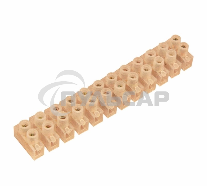 Клеммная колодка винтовая KВ-4 (1,5-4 мм²), ток 3 A, пoлиэтилен белый (ЗВИ) Rexant