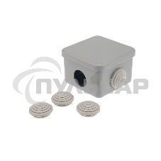 Коробка распаячная ОУ, 65x65x50, IP54 (УПрк 65*65/45.2.3) Rexant