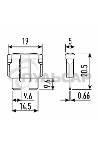 Набор автомобильных предохранителей 