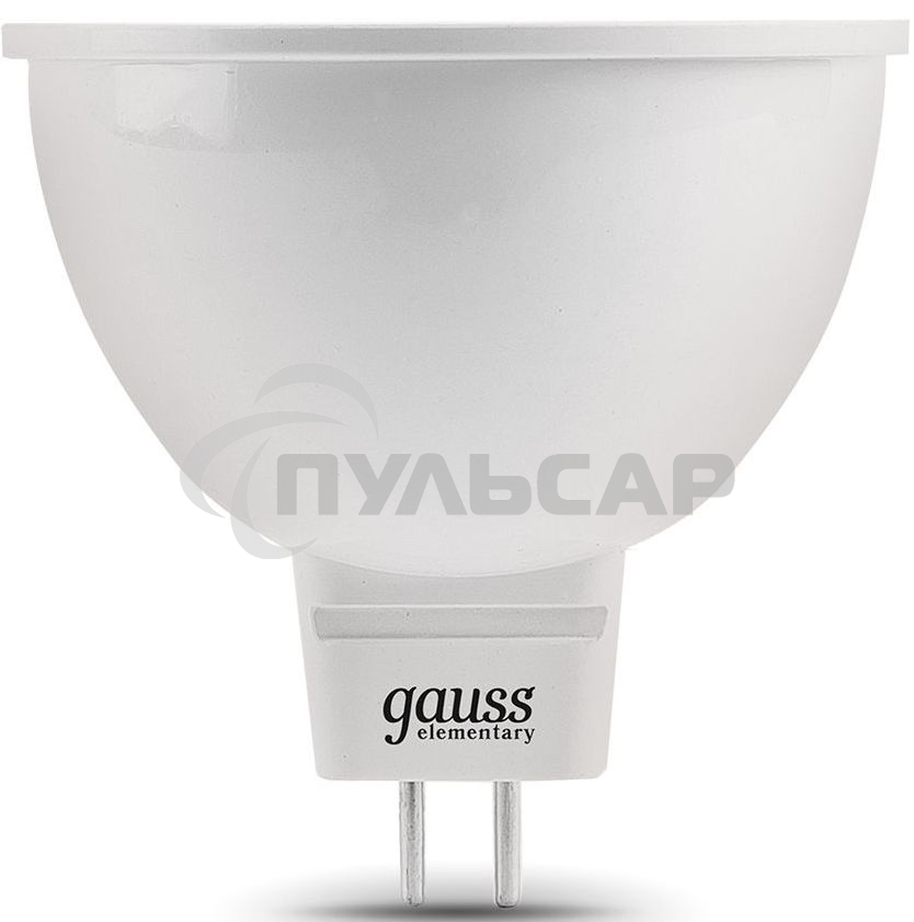 Лампа светодиодная Gauss LED Elementary MR16 GU5.3 7W 530lm 3000K 1/10/100 0
