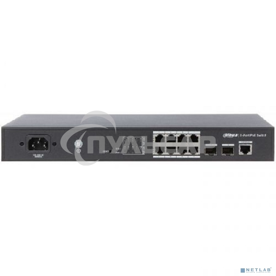 Коммутатор DH-PFS4210-8GT-150 8-портовый управляемый POE