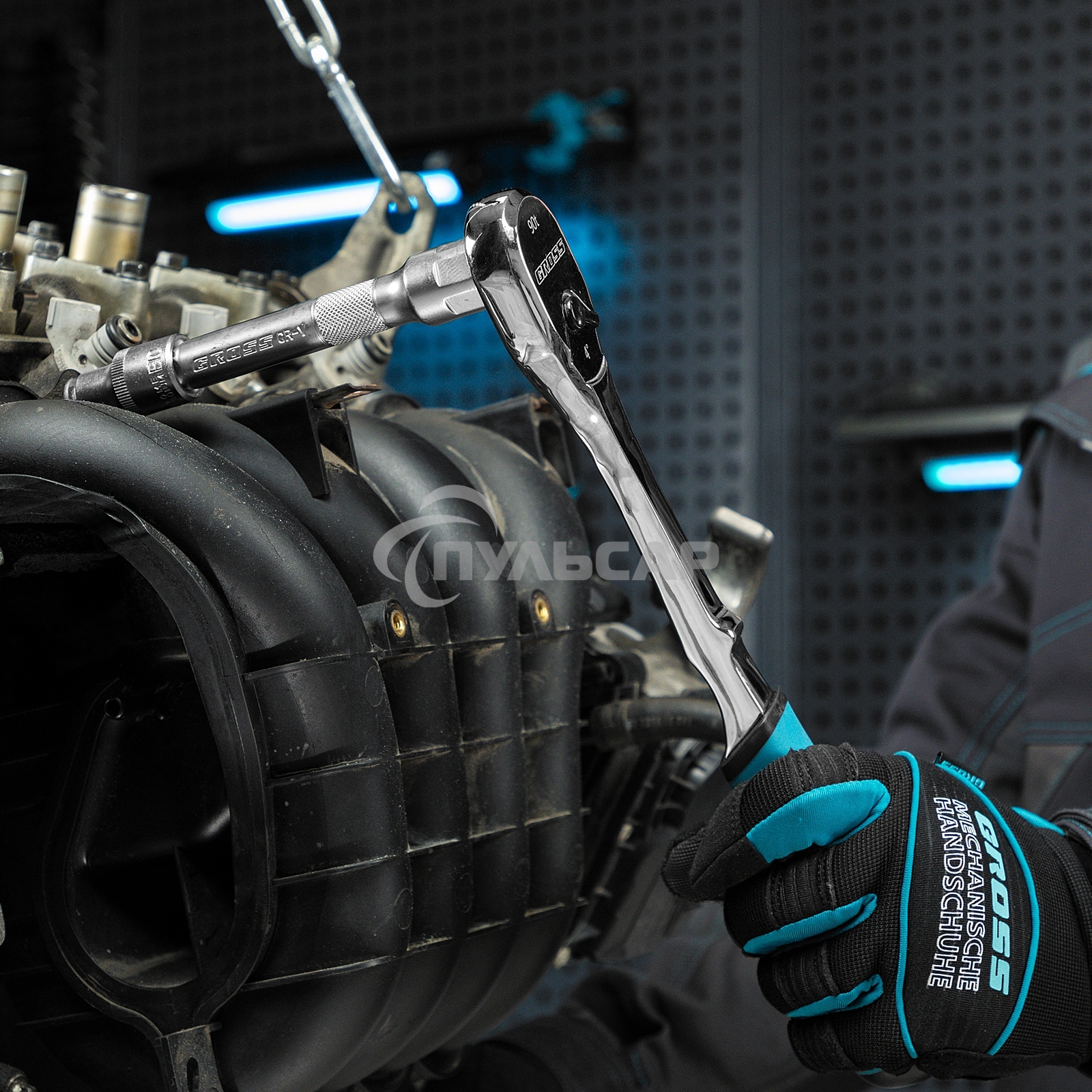 Ключ-трещотка Gross 1/2