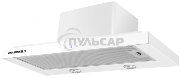Вытяжка встраиваемая Maunfeld Ouse Touch Glass 60 белый, 60 см, 750 куб. м/ч, 48 дБ