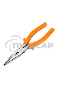 Длинногубцы Classic, 200 мм, прямые шлифованные, пластмассовые рукоятки Sparta