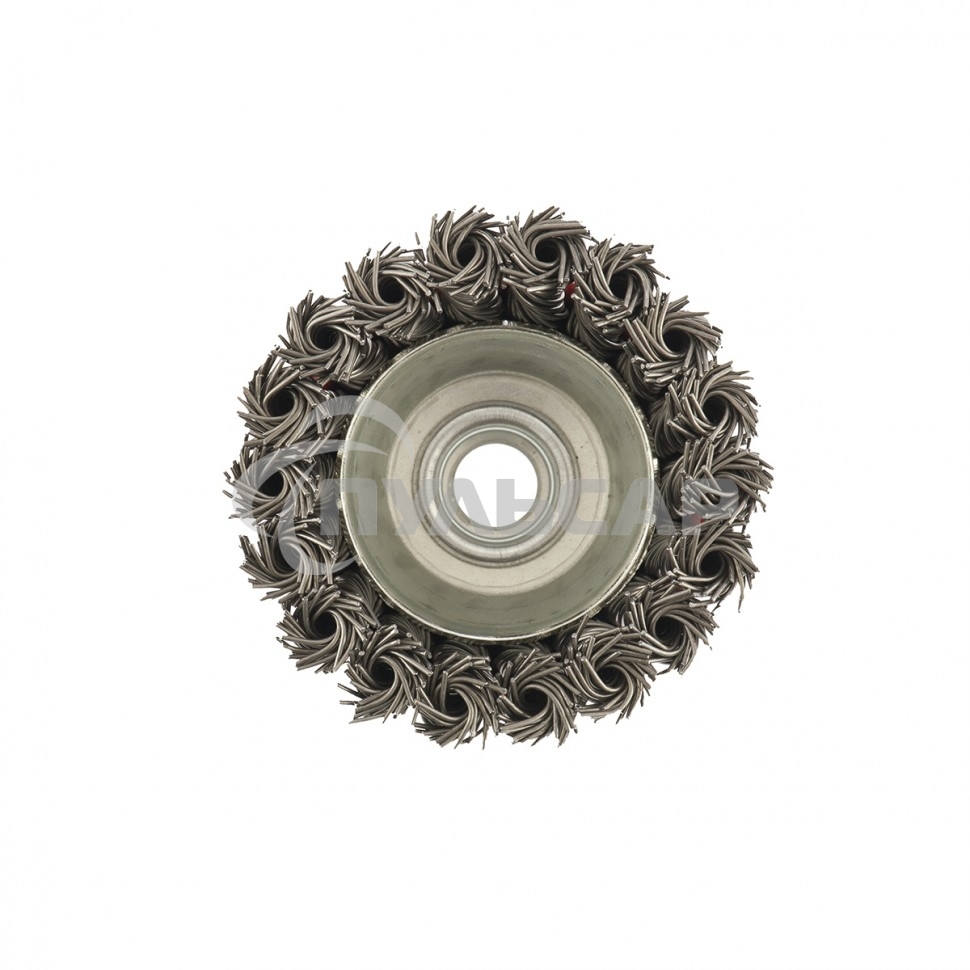 Щетка Matrix для УШМ, 75 мм, М14, Чашка, крученая проволока 0,8 мм