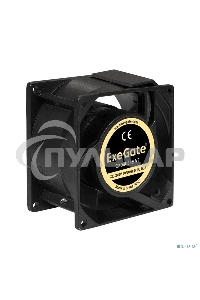 Вентилятор для корпуса ExeGate EX08038SAT черный, 80 мм, 2500 об/мин, 34 дБ