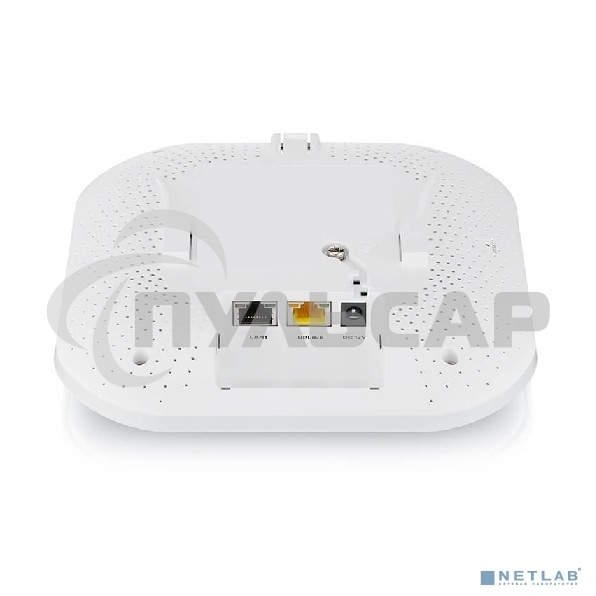 Гибридная точка доступа Zyxel NebulaFlex Pro WAX610D, WiFi 6, 802.11a/b/g/n/ac/ax (2,4 и 5 ГГц), MU-MIMO, антенны 4x4 с двойной диаграммой, до 575+2400 Мбит/с, 1xLAN 2.5GE, 1xLAN GE, PoE, защита от 4G