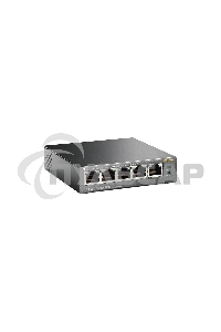 Коммутатор TP-Link SMB TL-SF1005P 5-портовый 10/100 Мбит/с настольный коммутатор с 4 портами PoE 