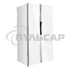 Холодильник Maunfeld MFF177NFW белый глянец двухкамерный 263/170л морозилка сбоку, No Frost, Side by Side